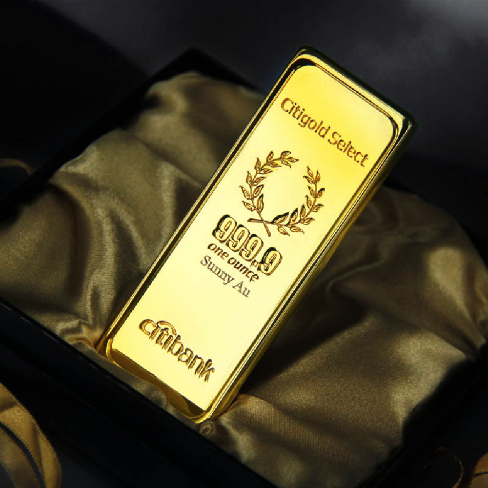 Golden Paper Weight